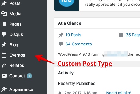post type sin url
